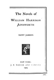 Cover of: Saint James's by William Harrison Ainsworth