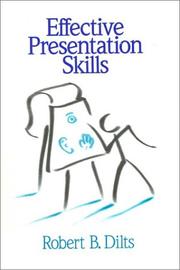Cover of: Effective presentation skills by Robert Dilts (undifferentiated)