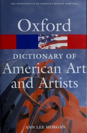 Cover of: The Oxford dictionary of American art and artists