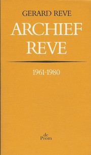 Cover of: Archief Reve