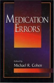 Medication Errors by Michael R. Cohen