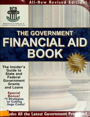Cover of: The Government Financial Aid Book/the Insider's Guide to State & Federal Government Grants and Loans (Government Financial Aid Book: The Insider's Guide to State & Federal Government Grants & Loans)