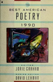 Cover of: The Best American Poetry 1990