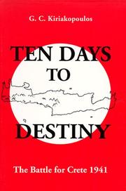 Cover of: Ten days to destiny