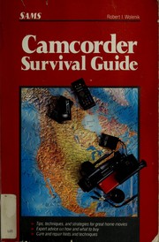 Cover of: Camcordersurvival guide