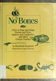 Cover of: No Bones: A Key to Bugs and Slugs, Worms and Ticks, Spiders and Centipedes, and Other Creepy Crawlies
