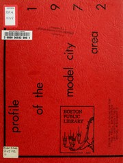 Cover of: Profile of the model city area, 1972