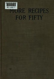 Cover of: More recipes for fifty