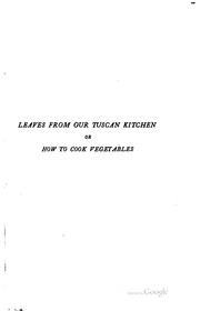 Cover of: Leaves from our Tuscan kitchen