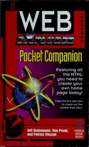 Cover of: Web explorer pocket companion