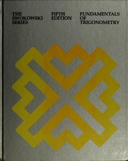 Cover of: Fundamentals of trigonometry by Earl William Swokowski
