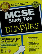 Cover of: MCSE study tips for dummies by Curt Simmons