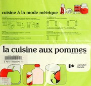 Cover of: La cuisine aux pommes by Canada. Agriculture Canada