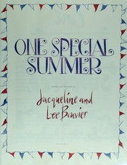 Cover of: One special summer