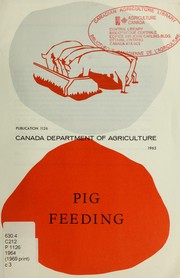 Cover of: Pig feeding