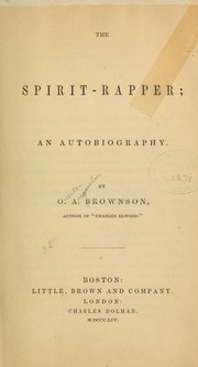 Cover of: The spirit-rapper: an autobiography.