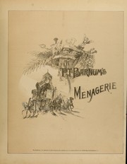 Cover of: P.T. Barnum's menagerie by P. T. Barnum