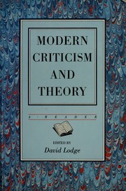 Cover of: Modern criticism and theory: a reader