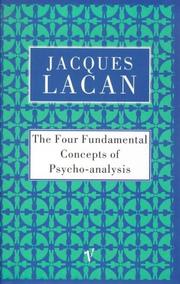 Cover of: The Four Fundamental Concepts of Psycho-analysis