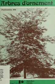Cover of: Arbres d'ornement by Robert Wayne Oliver