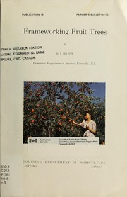 Cover of: Frameworking fruit trees