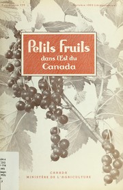 Cover of: Petits fruits dans l'Est du Canada