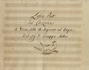 Cover of: Sei canzone a voce sola di soprano ed arpa by Giuseppe Millico