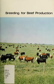 Cover of: Breeding for beef production