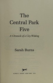 Cover of: The Central Park Five