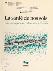 Cover of: La santé de nos sols by D.F. Acton et L.J. Gregorich (dir. de publ.).