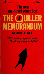 Cover of: The Quiller memorandum by Adam Hall, Adam Hall