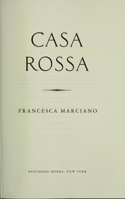 Cover of: Casa Rossa