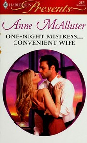 Cover of: One-Night Mistress...Convenient Wife by Anne McAllister