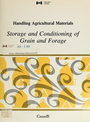 Handling agricultural materials by Agriculture Canada.