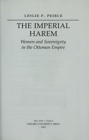 The imperial harem by Leslie P. Peirce