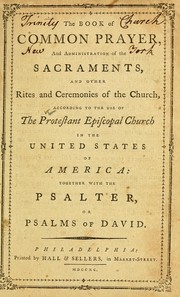 Book of common prayer by Episcopal Church