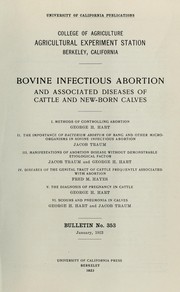 Bovine Infection Abortion by Étienne Gilson