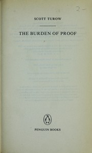 Cover of: The burden of proof. by Scott Turow