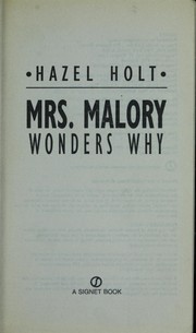 Cover of: Mrs. Malory wonders why