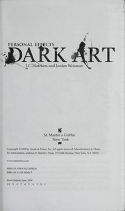 Cover of: Personal effects: dark art