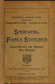 Cover of: Smocking, fancy stitches, and cross stitch and darned net designs