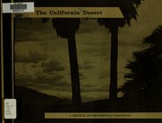 Cover of: The California desert by United States. Bureau of Land Management. California State Office