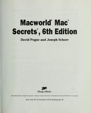 Cover of: Macworld Mac secrets by David Pogue