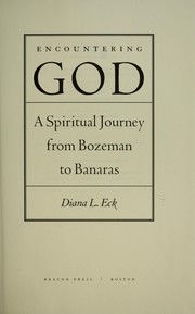 Cover of: Encountering God by Diana L. Eck