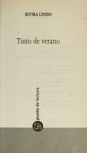 Cover of: Tinto de verano