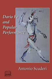 Cover of: Dario Fo and Popular Performance by Antonio Scuderi