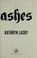 Cover of: Ashes