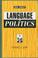 Cover of: Language and politics