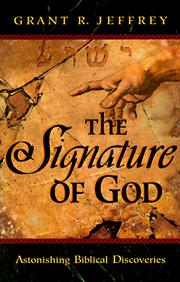 Cover of: The Signature of God: Astonishing Biblical Discoveries