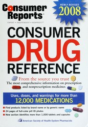 Cover of: Consumer drug reference